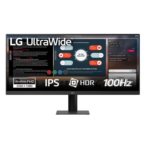 LG 29U511A-B monitor 29" 2560x1080 LCD zwart 5ms 21:9