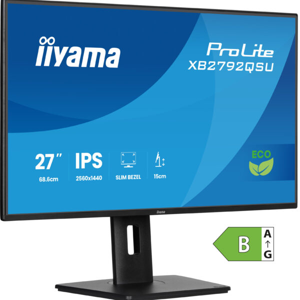 iiyama ProLite XB2792QSU-B1 monitor 27" 2560x1440 LED Zwart