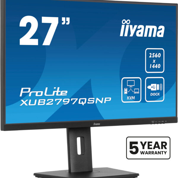 iiyama ProLite XUB2797QSNP-B1 monitor 27" 2560x1440 LED Zwart