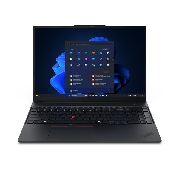 Lenovo ThinkPad E16 Gen 3 255H Laptop 16" Zwart 16GB 512GB SSD