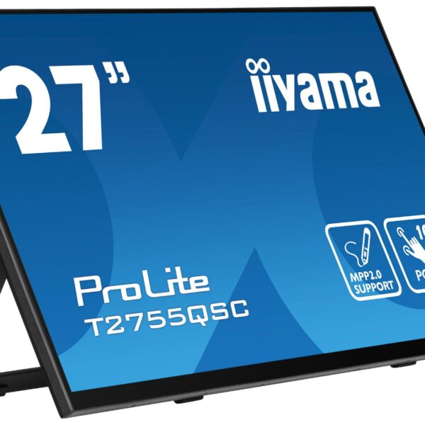 iiyama ProLite T2755QSC-B1 monitor 27" QHD touchscreen zwart