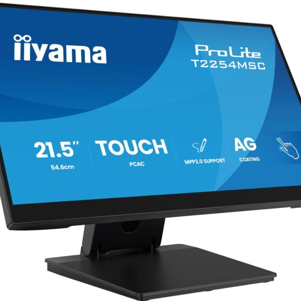 iiyama T2254MSC-B2AG monitor touchscreen 21.5" Full HD zwart