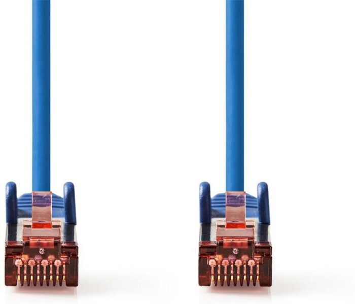 Nedis netwerkkabel | Cat6 | S/FTP (S-STP) | 2 m | Blauw | CCGP85221BU20 Nedis netwerkkabel | Cat6 | S/FTP (S-STP) | 2 m | Blauw | CCGP85221BU20