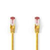 Nedis netwerkkabel | Cat6 | S/FTP (S-STP) | 0,25 m | Geel | CCGP85221YE025