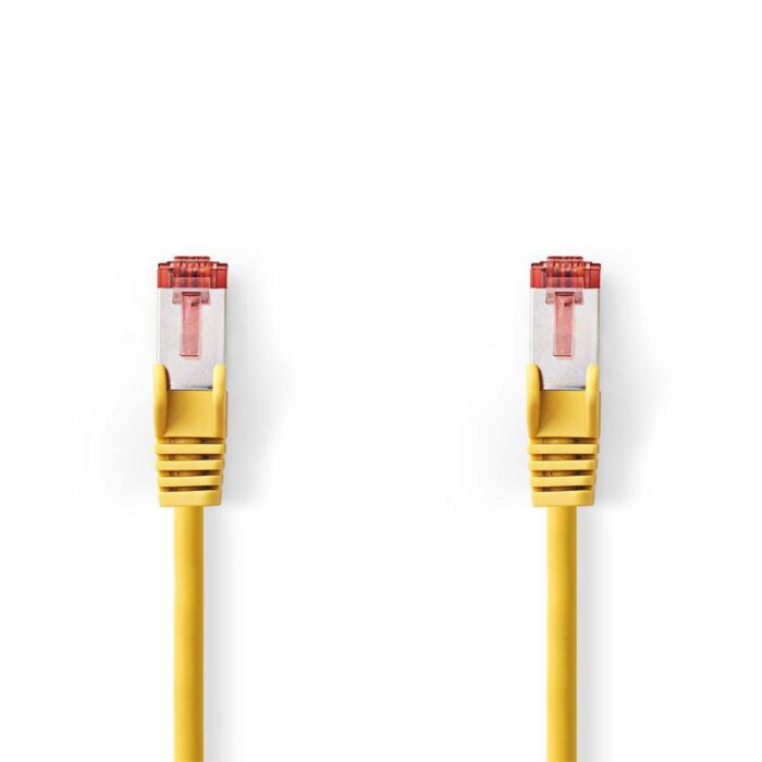 Nedis netwerkkabel | Cat6 | S/FTP (S-STP) | 0,25 m | Geel | CCGP85221YE025
