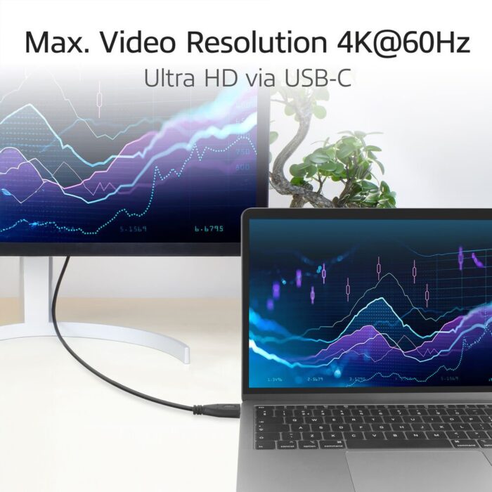 ACT AC7470 | USB 3.2 Gen 2 Kabel | USB-C (recht) naar USB-C (haaks boven/beneden) | 60W | 10Gbps | 0,5m | Zwart ACT AC7470 | USB 3.2 Gen 2 Kabel | USB-C (recht) naar USB-C (haaks boven/beneden) | 60W | 10Gbps | 0,5m | Zwart