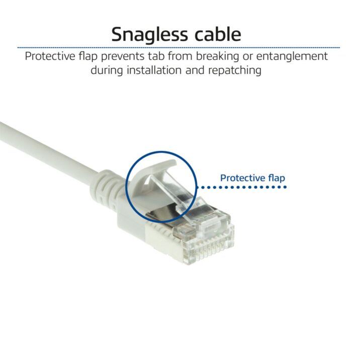 ACT netwerkkabel | Cat6a | U/FTP (STP) | 2 m | Grijs | DC7002 ACT netwerkkabel | Cat6a | U/FTP (STP) | 2 m | Grijs | DC7002