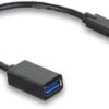 ACT AC7340 | USB 3.2 Gen 1 | USB-C naar USB-A | 0.2m | Zwart