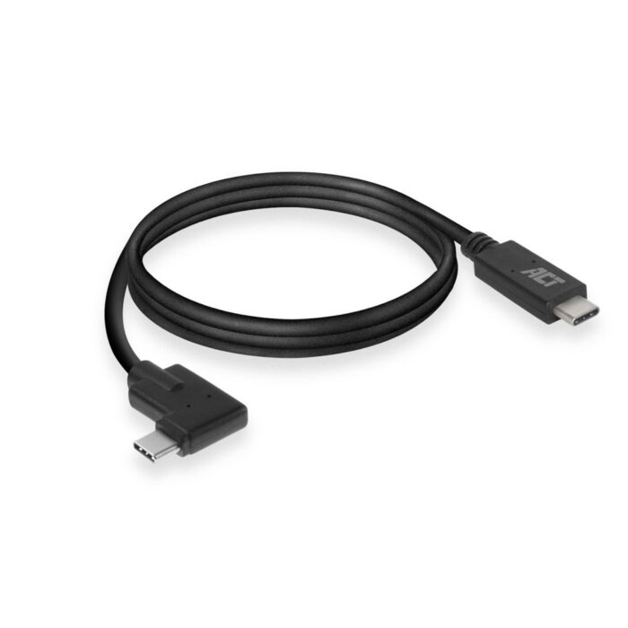 ACT AC7407 | USB 3.2 Gen 1 Kabel | USB-C naar USB-C | 2m | Zwart ACT AC7407 | USB 3.2 Gen 1 Kabel | USB-C naar USB-C | 2m | Zwart