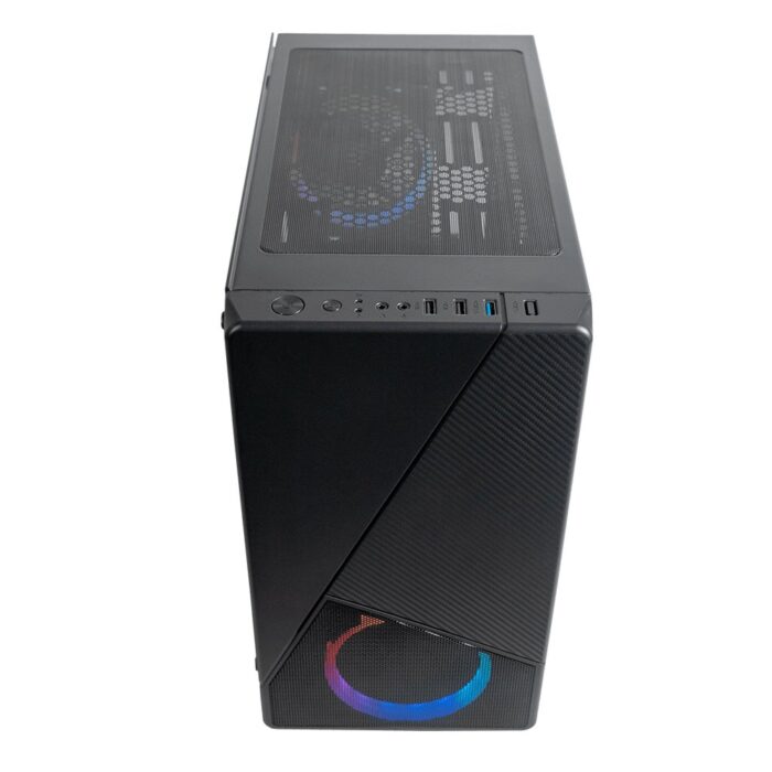 Azza Noir 130 RGB | Micro Tower Case | Zwart Azza Noir 130 RGB | Micro Tower Case | Zwart