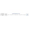 ACT AC6005 | USB 2.0 Signaalversterker | USB-A naar USB-A | 5m | Zwart