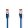 Nedis netwerkkabel | Cat6 | S/FTP (S-STP) | 2 m | Blauw | CCGP85221BU20