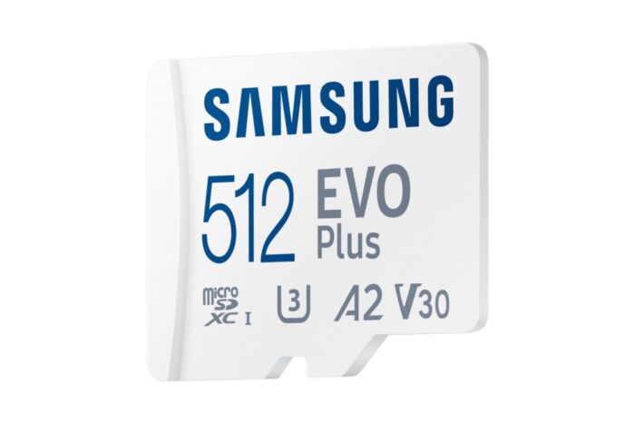 Samsung EVO Plus | MicroSDXC | 512GB | Class 10 | UHS-I U3 | V30 | A2 | Tot 160MB/s | Inclusief adapter Samsung EVO Plus | MicroSDXC | 512GB | Class 10 | UHS-I U3 | V30 | A2 | Tot 160MB/s | Inclusief adapter