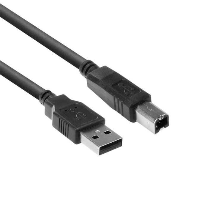 ACT SB2405 | 1,8 m USB 2.0 A naar B Kabel | Zwart ACT SB2405 | 1,8 m USB 2.0 A naar B Kabel | Zwart