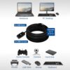ACT AC6010 | USB 2.0 Signaalversterker | USB-A naar USB-A | 10m | Zwart