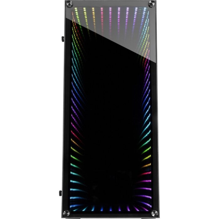 Inter-Tech X-908 Infini2 | Infinity Mirror | Tower Case | USB-C | Zwart Inter-Tech X-908 Infini2 | Infinity Mirror | Tower Case | USB-C | Zwart