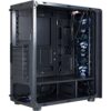 Inter-Tech CXC2 Blue Light | Midi Tower Case | Zwart