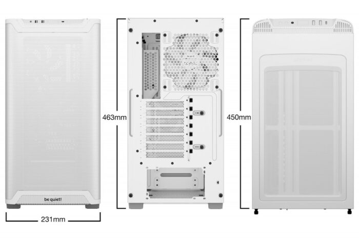 be quiet! PURE BASE 501 Airflow Mesh | Midi Tower Case | Wit be quiet! PURE BASE 501 Airflow Mesh | Midi Tower Case | Wit