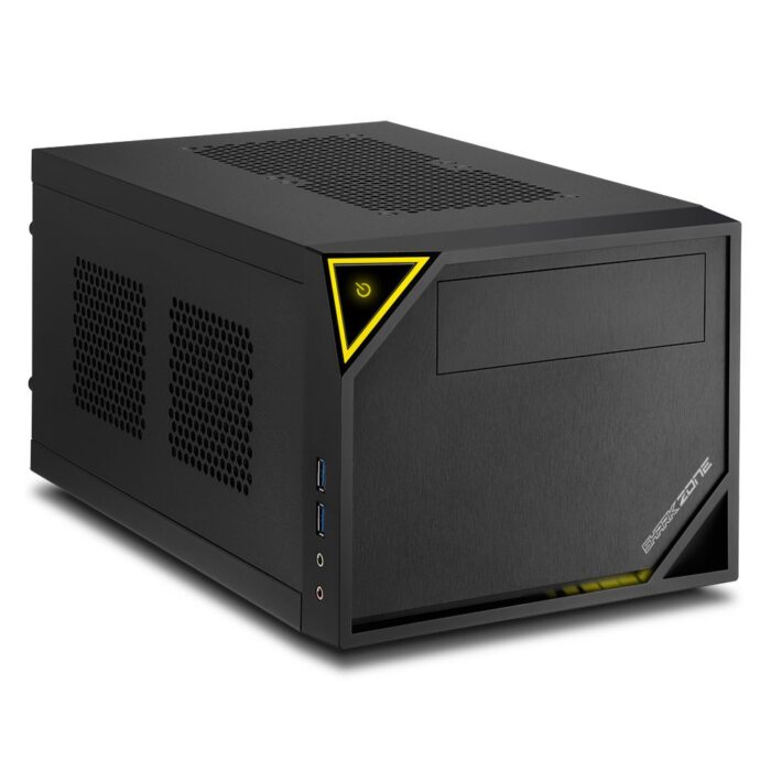 Sharkoon Shark Zone C10 | Mini-ITX Case | Zwart/Geel Sharkoon Shark Zone C10 | Mini-ITX Case | Zwart/Geel