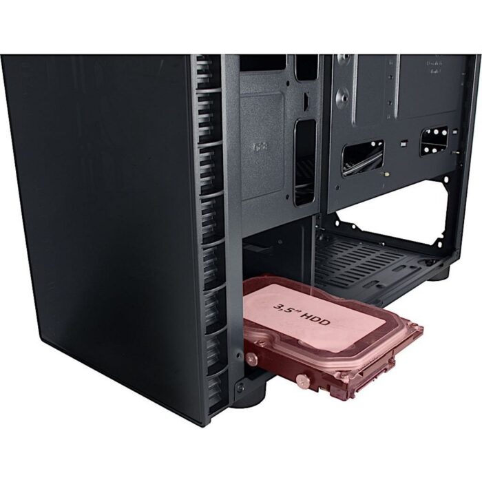 Inter-Tech CXC2 Blue Light | Midi Tower Case | Zwart Inter-Tech CXC2 Blue Light | Midi Tower Case | Zwart