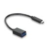 ACT AC7340 | USB 3.2 Gen 1 | USB-C naar USB-A | 0.2m | Zwart