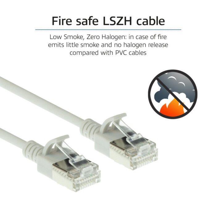 ACT netwerkkabel | Cat6a | U/FTP (STP) | 2 m | Grijs | DC7002 ACT netwerkkabel | Cat6a | U/FTP (STP) | 2 m | Grijs | DC7002