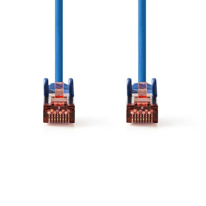 Nedis netwerkkabel | Cat6 | S/FTP (S-STP) | 2 m | Blauw | CCGP85221BU20 Nedis netwerkkabel | Cat6 | S/FTP (S-STP) | 2 m | Blauw | CCGP85221BU20
