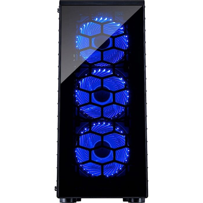 Inter-Tech CXC2 Blue Light | Midi Tower Case | Zwart Inter-Tech CXC2 Blue Light | Midi Tower Case | Zwart