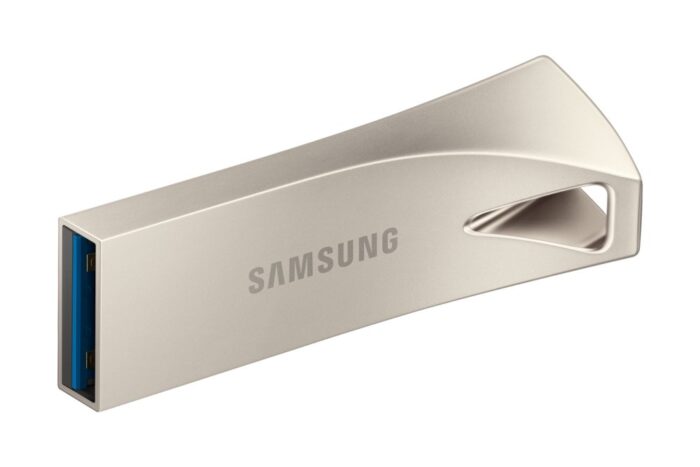 Samsung Bar Plus | 256GB USB-A 3.2 Flash Drive | Zilver Samsung Bar Plus | 256GB USB-A 3.2 Flash Drive | Zilver