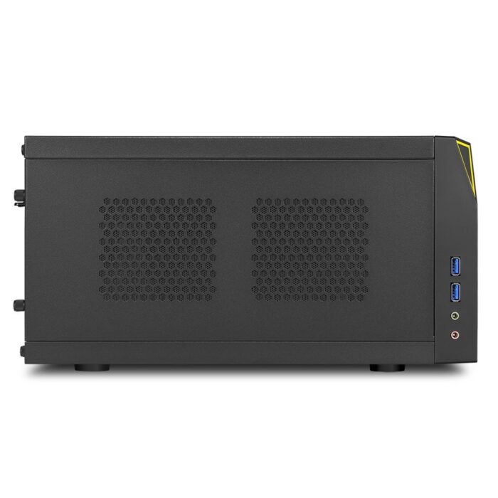 Sharkoon Shark Zone C10 | Mini-ITX Case | Zwart/Geel Sharkoon Shark Zone C10 | Mini-ITX Case | Zwart/Geel