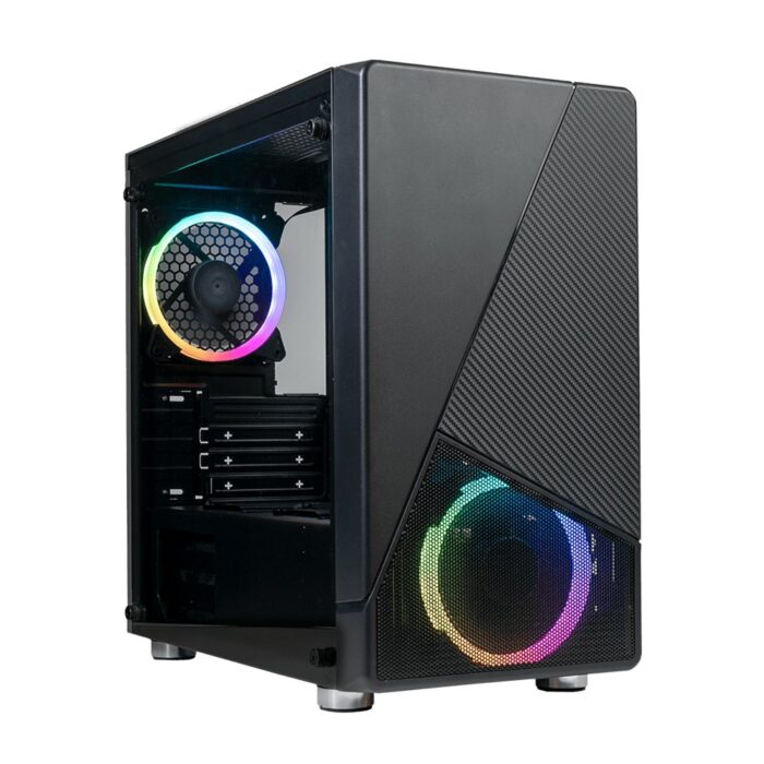 Azza Noir 130 RGB | Micro Tower Case | Zwart Azza Noir 130 RGB | Micro Tower Case | Zwart
