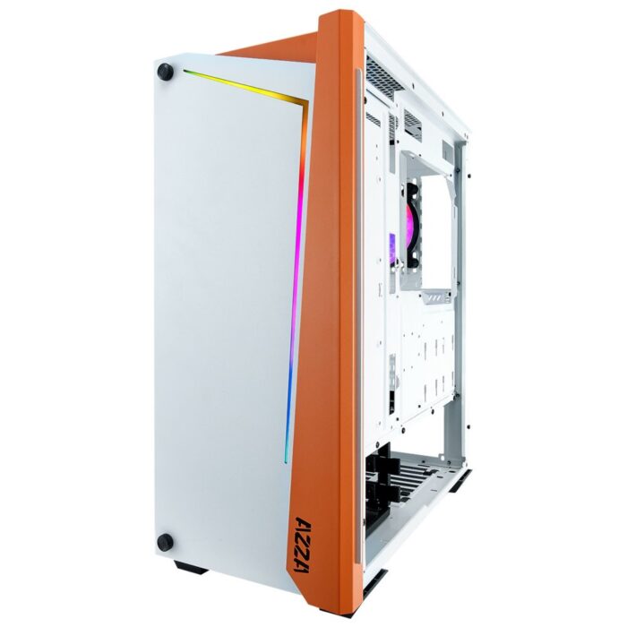 Azza Apollo 430 RGB | Midi Tower Case | Wit Azza Apollo 430 RGB | Midi Tower Case | Wit