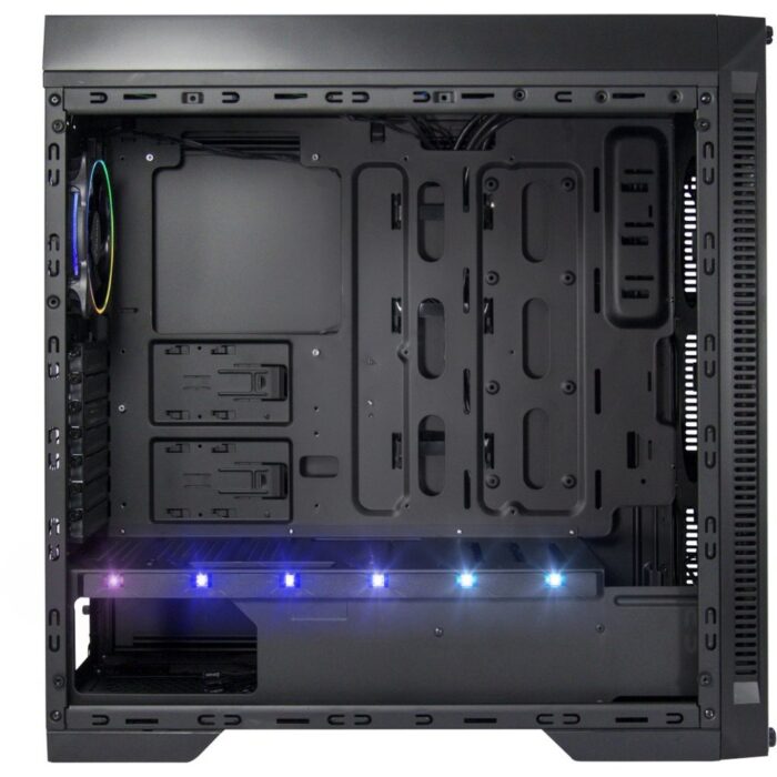 Inter-Tech X-908 Infini2 | Infinity Mirror | Tower Case | USB-C | Zwart Inter-Tech X-908 Infini2 | Infinity Mirror | Tower Case | USB-C | Zwart