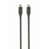 Gembird CCP-USB3.1-CMCM-1M | USB 3.2 Gen 1 | USB-C naar USB-C | 1m | Zwart