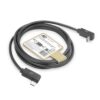 ACT AC7482 | USB 3.2 Gen 2 Kabel | USB-C (haaks links/rechts) naar USB-C (haaks boven/beneden) | 60W | 10Gbps | 2m | Zwart