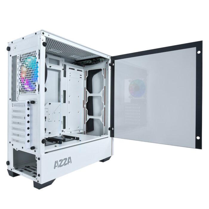 Azza Apollo 430 RGB | Midi Tower Case | Wit Azza Apollo 430 RGB | Midi Tower Case | Wit