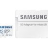 Samsung EVO Plus | MicroSDXC | 512GB | Class 10 | UHS-I U3 | V30 | A2 | Tot 160MB/s | Inclusief adapter