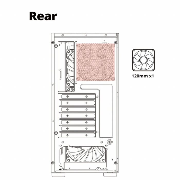 Case Azza Sentinel | Midi Tower | RGB | Zwart Case Azza Sentinel | Midi Tower | RGB | Zwart