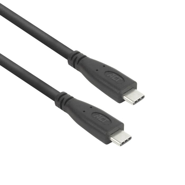 ACT AC7445 | USB-C Kabel | USB 3.2 Gen 2 | 5 meter | Zwart ACT AC7445 | USB-C Kabel | USB 3.2 Gen 2 | 5 meter | Zwart