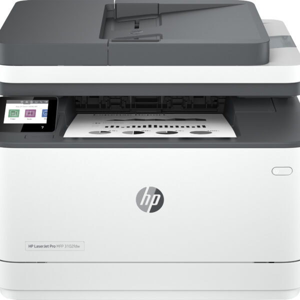 HP LaserJet Pro 3102fdw MFP Printer Zwart-wit 40ppm, ADF 50 vel