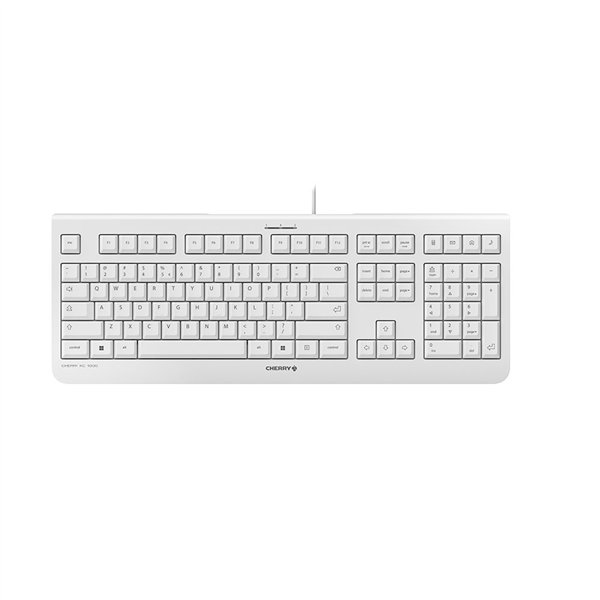 CHERRY KC 1000 - Keyboard - Corded - QWERTY - Gray