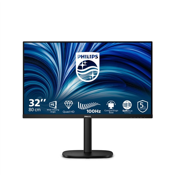PHILIPS 3000 Series 32 inch monitor 2560x1440 USB Hub