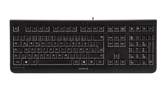 CHERRY KC 1000 - Keyboard - Corded - QWERTY Italian - Black
