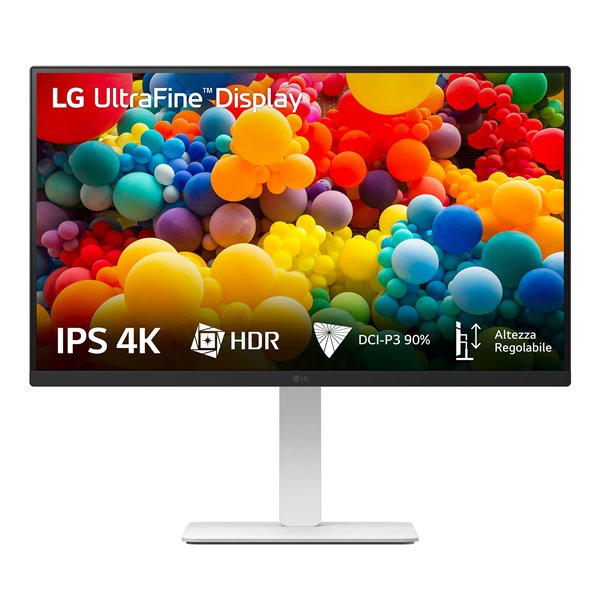 LG US550 27US550-W monitor 27" 4K IPS HAS Pivot wit