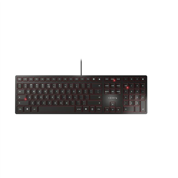 CHERRY KC 6000 SLIM - Keyboard - Corded - QWERTY - Black