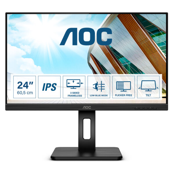 AOC Q24P2Q monitor 24" QHD IPS Pivot