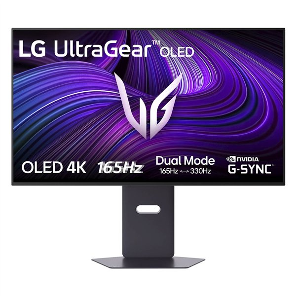 LG UltraGear 32GX850A-B OLED monitor 4K 165Hz Pivot