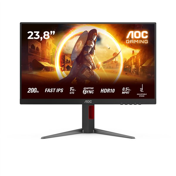 AOC G4 Series 24G4HA monitor zwart 23.8" 200Hz Full HD
