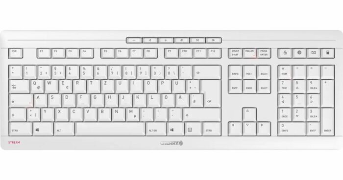 Cherry Stream Desktop Recharge | Draadloos Toetsenbord en Muis | Grijs | USB Receiver Cherry Stream Desktop Recharge | Draadloos Toetsenbord en Muis | Grijs | USB Receiver