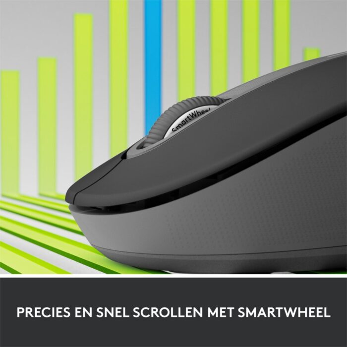 Logitech Signature M650 | Draadloze Muis | Linkshandig | RF + Bluetooth | 2000 DPI | Grafiet Logitech Signature M650 | Draadloze Muis | Linkshandig | RF + Bluetooth | 2000 DPI | Grafiet